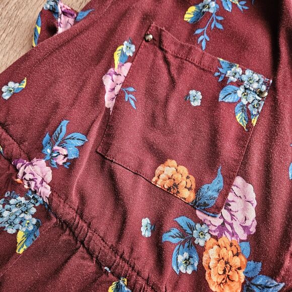 Torrid Mini Challis Zip-Front Shirt Dress - Picture 3 of 4